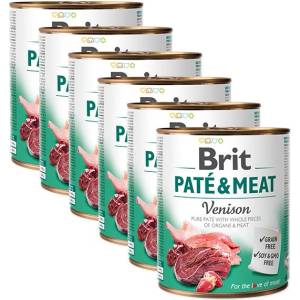 Brit Консерва Brit Paté & Meat Venison 6 x 800 г