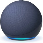 Amazon Смарт колонка Amazon Echo Dot 5, управление с гласов асистент, Wi-Fi, Bluetooth, 3.5mm аудио жак, 3W, тъмносиня (B09B8RF4PY)