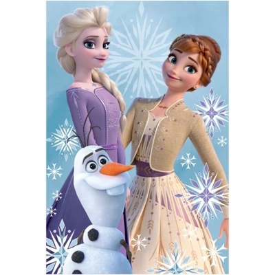 Exity Kft. Dívčí fleecová deka Ledové království FROZEN Elsa Anna a Olaf / – Zboží Dáma