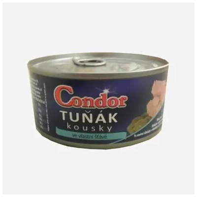 Condor Tuniak kúsky vo vlastnej šťave plechovka 170 g