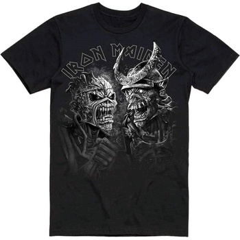 Iron Maiden Риза Senjutsu Large Grayscale Heads Unisex Black XL (IMTEE152MB04)