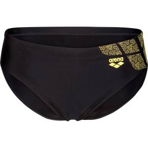 arena Мъжки бански слипове Arena Kikko Swim Briefs - Black / Yellow Star - размер 5 (DE) (050-2238-0213)