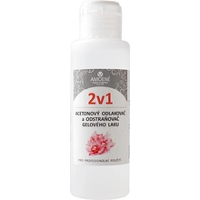 Amoene odstraňovač laku s acetónom a gél lak 2v1 100 ml