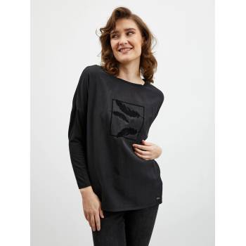 ZOOT. lab Черна дамска свободна риза с принт ZOOT. lab Rozy ZOOT. lab | Cheren | ЖЕНИ | XS