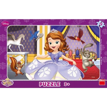 Dino Walt Disney Sofia první v rámečku 15 dielov