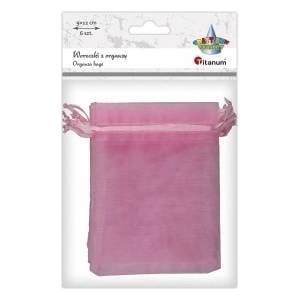 TITANUM Organza Craft-Fun Series Pink Organza Bags Titanum (25BJ033127-3)