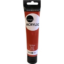 Daler Rowney Simply akrylová farba light brown 75 ml 1 ks