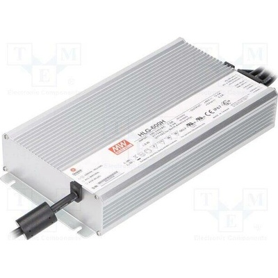 MEAN WELL HLG-600H-12B Napájecí zdroj: spínaný; LED; 481W; 12VDC; 40A; 90÷305VAC; IP67