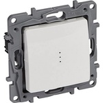Legrand Двуполюсен ключ с LED индикация цвят бял Niloe - 664518 (664518)