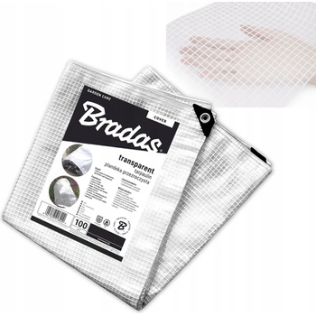 Bradas PLC1002/3 plachta zakrývací s oky Leno cristal 2x3m