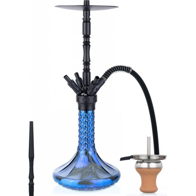 WD Hookah Alu Black A43B-12 Blue 67cm