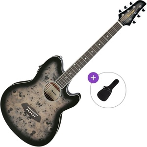 Ibanez TCY10PA-BKB Basic SET Transparent Brown Black Burst Електро-акустична китара Джъмбо