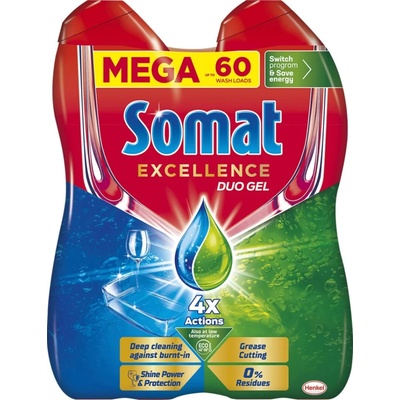 Somat gél do umývačky Excellent 2 x 684 ml
