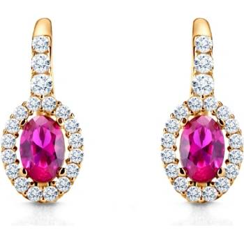 SAVICKI Обeци SAVICKI: жълто злато, цирконий