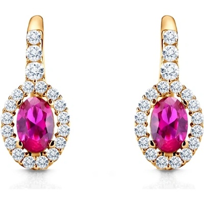 SAVICKI Обeци SAVICKI: жълто злато, цирконий