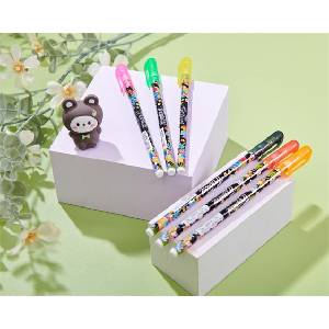 FlexOffice Химикалка, 0, 25 мм, капачка, FLEXOFFICE "FO-058 Tropical", синя (FO-058)