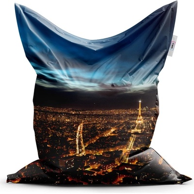 Sablio Sedací vak Nočný Paríž 200x140 cm