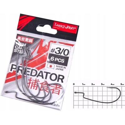 LUCKY JOHN PREDATOR Offset 345 veľ.3 6 ks