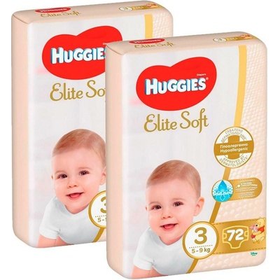 HUGGIES Extra Care 3 6-10 kg 2x 144 ks