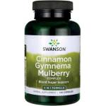 Swanson Cinnamon, Gymnema and Mulberry, 120 капсули, Swanson (SW1742)