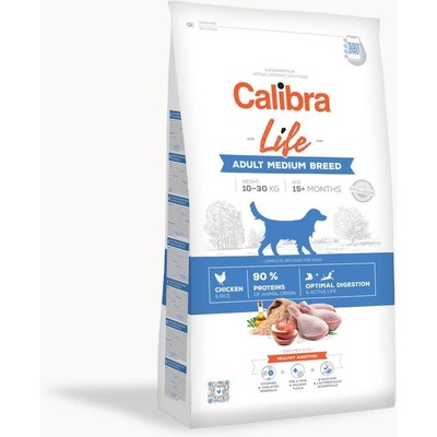 Calibra Dog Life Adult Medium Breed Chicken 24 kg