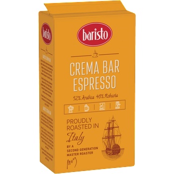 Baristo Crema Bar Espresso мляно кафе - 250 г