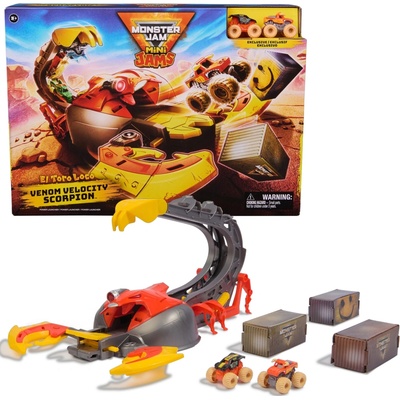 Monster Jam Venom Velocity Scorpion hrací set 1:87