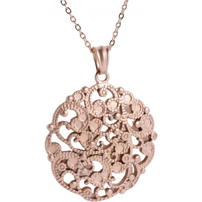 HARAHU Колие op-20534 - Златна / Розова kp20534 (op-20534)