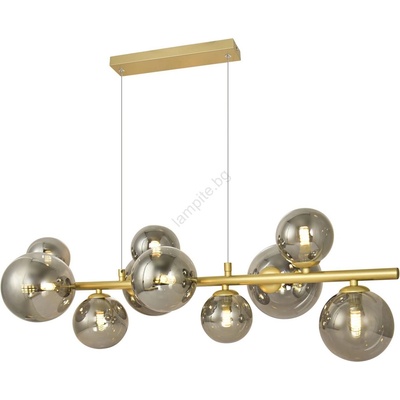 Brilagi - LED Пендел MILLA 10xG9/3W/230V златист/опушен (BG1828)