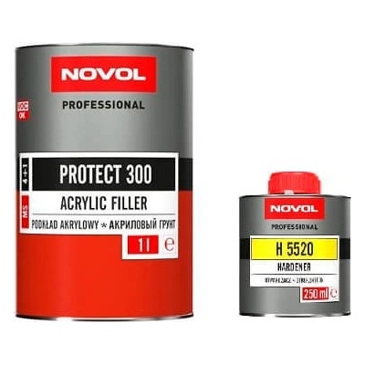 Novol plnič Protect 300 4:1 šedý 1l