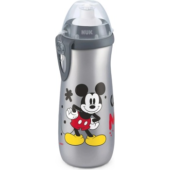 Nuk Спортна чаша NUK - Мики Маус, 450 ml, 24 м+, сива (10255710)