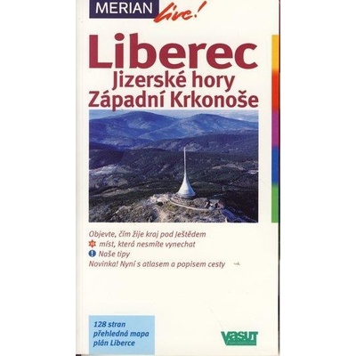 Liberec Jizerské hory Západní Krkonoše Merian 80