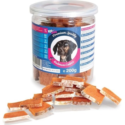 Kid Dog Premium Quality Lososové plátky dóza 200 g