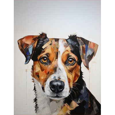 Takoy Panel na ušitie detskej deky Wellsoft light 145x110 jack russell terrier