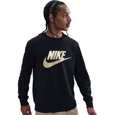 Nike Блуза Nike Men's Club Gfx Crew Sweatshirt - Black/Gold