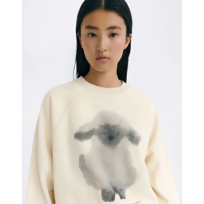 Thinking MU Cloud Sheep Bonnie Sweatshirt White