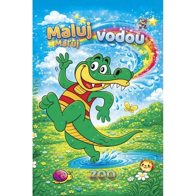 Omaľovánka A4 Maľuj vodou Zoo