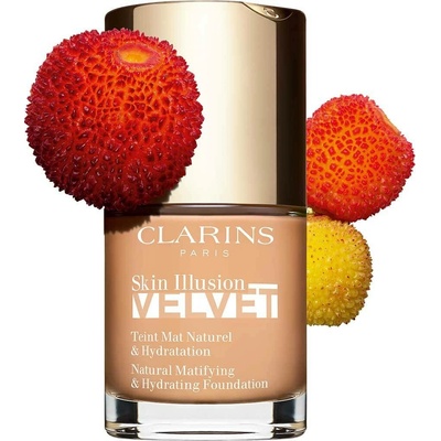 Clarins Skin Illusion Velvet Tekutý make-up s matným finišem s vyživujícím účinkem 107C 30 ml