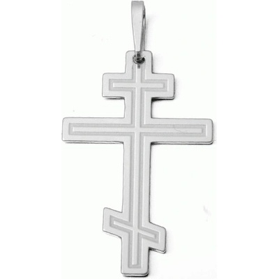 Zlatnictví Zlatíčko Stříbrný přívěsek pravoslavný kříž PA0544