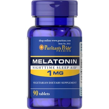 Image 1 of Puritan's Pride Melatonin 1 mg, 90 Tablets