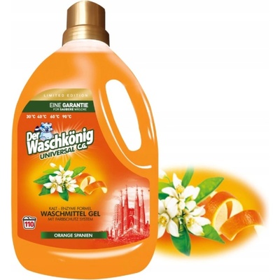 Waschkönig Universal Orange Spanien XXL Gel na praní bílého a barevného prádla 110 PD – Zboží Mobilmania