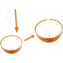 LTC zvlhčovač vzduchu 4 farby osvetlené 130 ml svetlé drevo