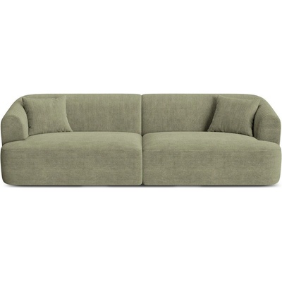 Cosmopolitan Design Зелен диван от рипсено кадифе 255 cm Campi - Cosmopolitan Design (COS_4S_266_F1_CAMPI4)