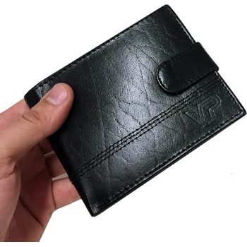 Luxusní pánská kožená peněženka černá