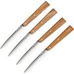 Opinel Комплект от 4 бр. ножове за пържоли Opinel №125 - Bon Appetit, с дръжка от маслиново дърво (001515-pe)