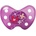 Baby-Nova Baby Nova Залъгалка Dentistar силикон р-р 3, цветя (22282)