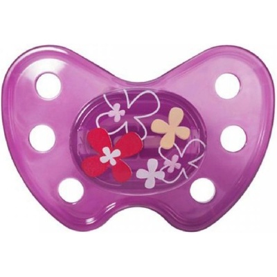 Baby-Nova Baby Nova Залъгалка Dentistar силикон р-р 3, цветя (22282)