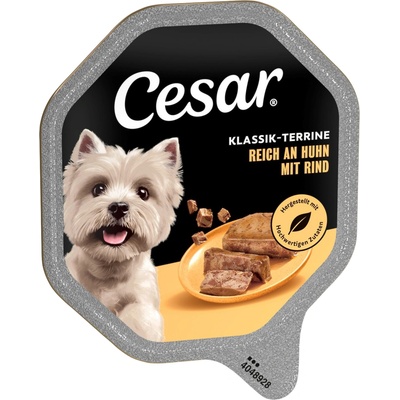 Cesar Terrine s drůbežím a hovězím 28 x 150 g