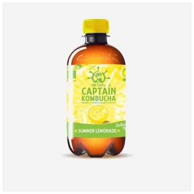 The Gutsy Captain Kombucha s príchuťou citróna 400 ml