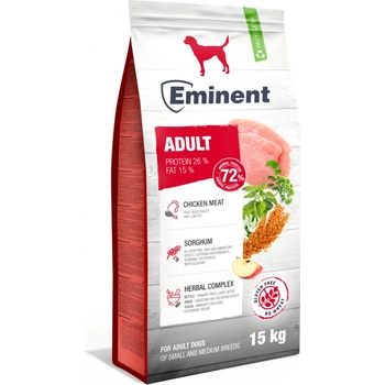 Eminent Dog Adult High Premium Small/Medium 26/15 15 kg